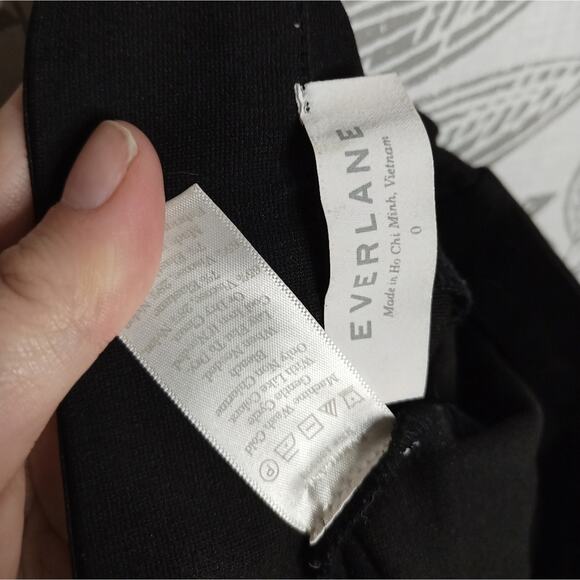 Everlane Pants Cropped Pull On Trousers The Side Zip - Picture 5 of 7